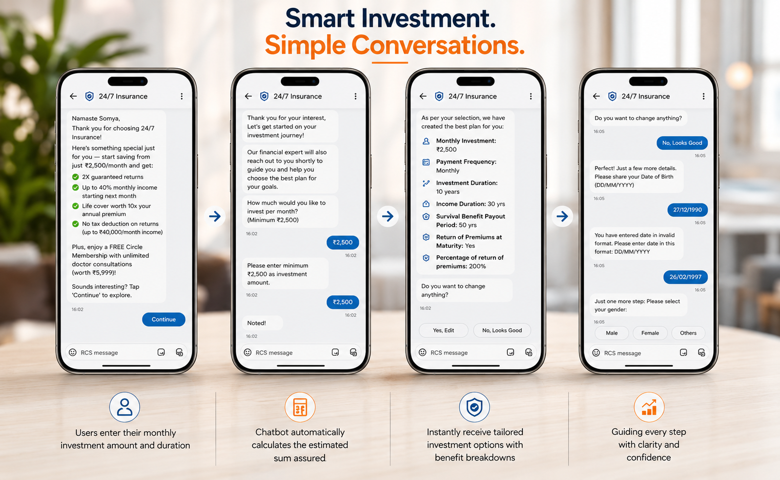 RCS Business Messaging rich interactive experience